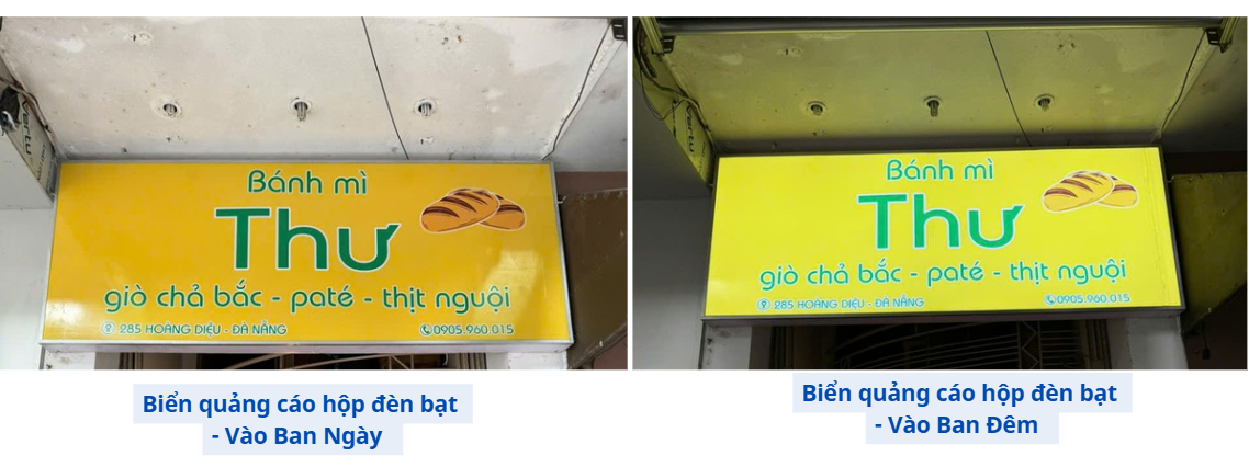 Các Mẫu Biển Hộp Đèn Quảng Cáo Đẹp, Được Ưa Chuộng Nhất Tại Đà Nẵng